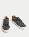Suede Lace Up Trainers