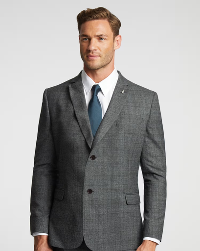 Wool Rich Check Suit