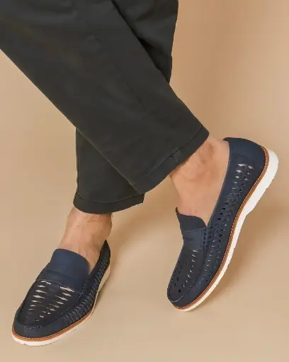 Leather Slip-On Loafers
