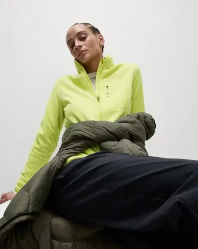 Thermal Zip Up Funnel Neck 