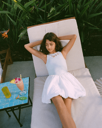 Pure Cotton Broderie Dress