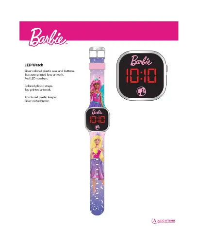 Barbie LED Screen Watch 
