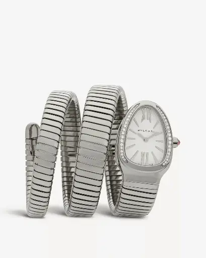 Serpenti Tubogas diamond watch